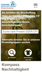 Mobile Screenshot of oeffentlichebeschaffung.kompass-nachhaltigkeit.de